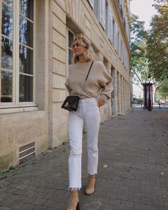 How To Wear White Straight Leg Jeans – FORD LA FEMME